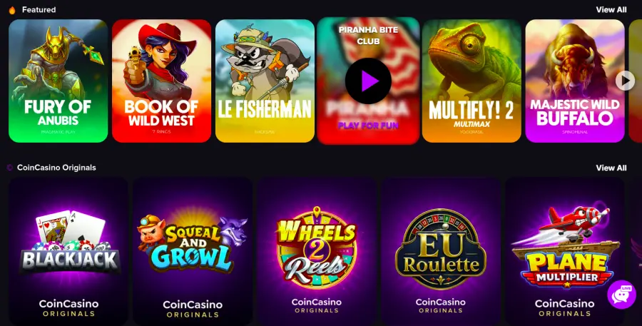 Online casinos